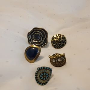 Set of 5 rings